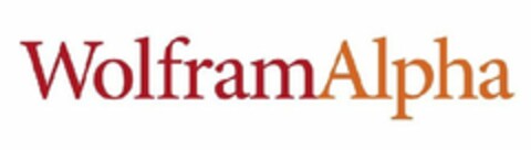 WOLFRAMALPHA Logo (USPTO, 05/15/2009)