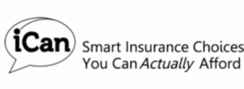 ICAN SMART INSURANCE CHOICES YOU CAN ACTUALLY AFFORD Logo (USPTO, 05.06.2009)