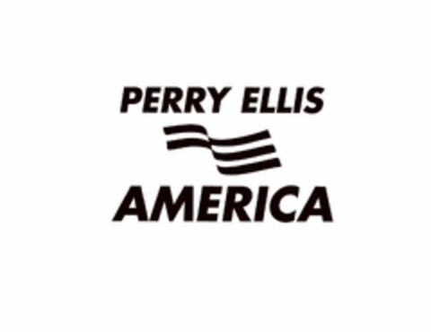 PERRY ELLIS AMERICA Logo (USPTO, 13.08.2009)