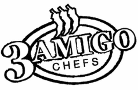 3 AMIGO CHEFS Logo (USPTO, 08.09.2010)