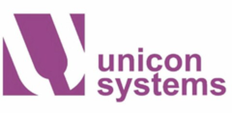 U UNICON SYSTEMS Logo (USPTO, 23.03.2011)