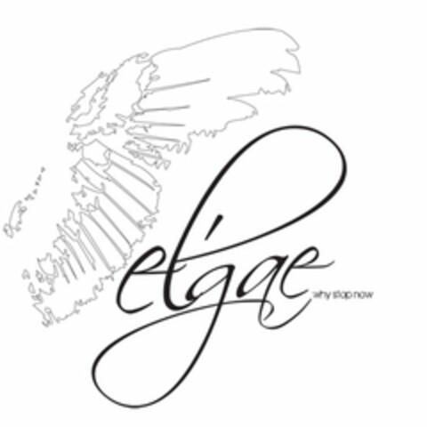 EL'GAE WHY STOP NOW Logo (USPTO, 05/19/2011)