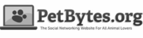 PETBYTES.ORG THE SOCIAL NETWORKING WEBSITE FOR ALL ANIMAL LOVERS Logo (USPTO, 06/28/2011)