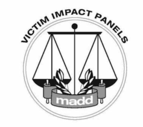 VICTIM IMPACT PANELS MADD Logo (USPTO, 08/17/2011)