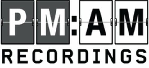 PM AM R E C O R D I N G S Logo (USPTO, 03/30/2012)