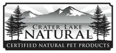 CRATER LAKE NATURAL LLC CERTIFIED NATURAL PET PRODUCTS Logo (USPTO, 19.04.2012)