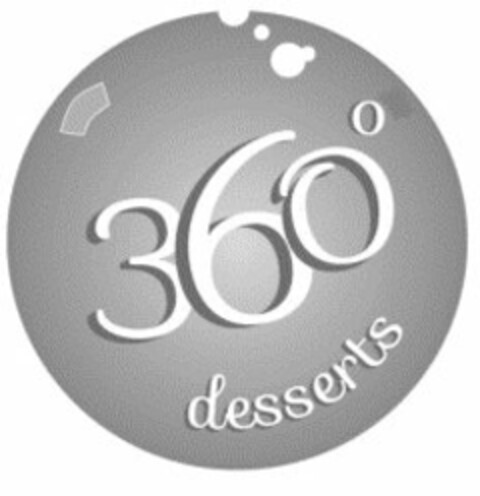 360° DESSERTS Logo (USPTO, 09.06.2014)