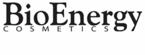 BIOENERGY COSMETICS Logo (USPTO, 26.06.2014)