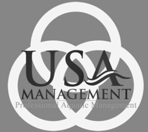 USA MANAGEMENT PROFESSIONAL AQUATIC MANAGEMENT Logo (USPTO, 02/16/2015)