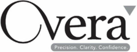 OVERA PRECISION. CLARITY. CONFIDENCE. Logo (USPTO, 09.04.2015)