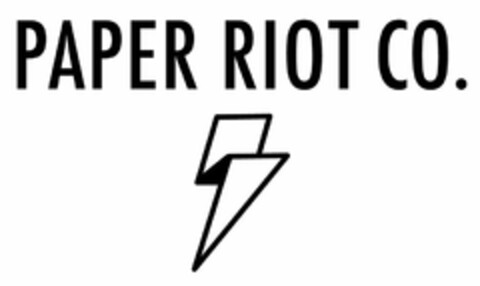 PAPER RIOT CO. Logo (USPTO, 04/14/2015)