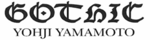 GOTHIC YOHJI YAMAMOTO Logo (USPTO, 22.07.2015)