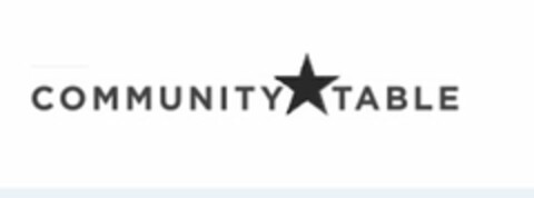 COMMUNITY TABLE Logo (USPTO, 13.10.2015)