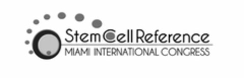 STEM CELL REFERENCE MIAMI INTERNATIONAL CONGRESS Logo (USPTO, 03/08/2016)