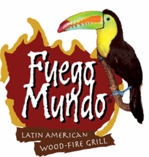 FUEGOMUNDO LATIN AMERICAN WOOD-FIRE GRILL Logo (USPTO, 03/08/2016)