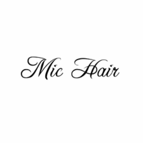 MIC HAIR Logo (USPTO, 23.03.2016)