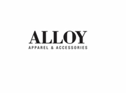 ALLOY APPAREL & ACCESSORIES Logo (USPTO, 05/12/2016)