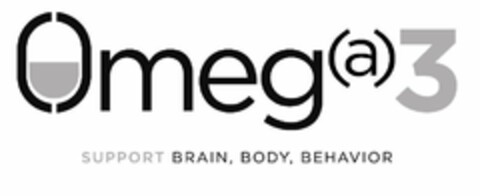 OMEG(A)3 SUPPORT BRAIN, BODY, BEHAVIOR Logo (USPTO, 14.07.2016)