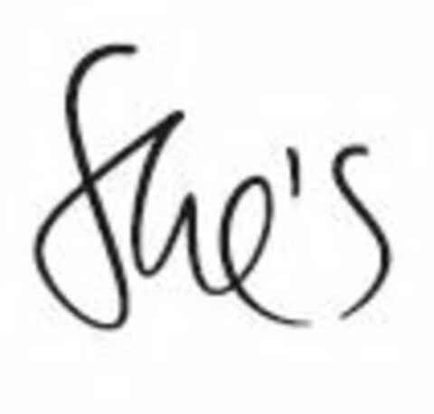 SHE'S Logo (USPTO, 01.08.2016)