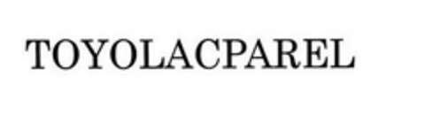 TOYOLACPAREL Logo (USPTO, 24.07.2017)