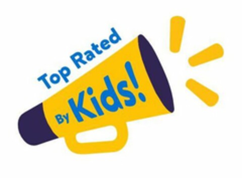 TOP RATED BY KIDS! Logo (USPTO, 09/29/2017)