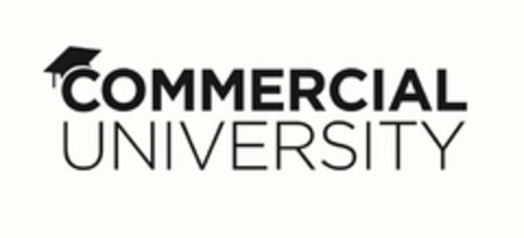 COMMERCIAL UNIVERSITY Logo (USPTO, 11/01/2017)