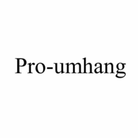 PRO-UMHANG Logo (USPTO, 28.03.2018)