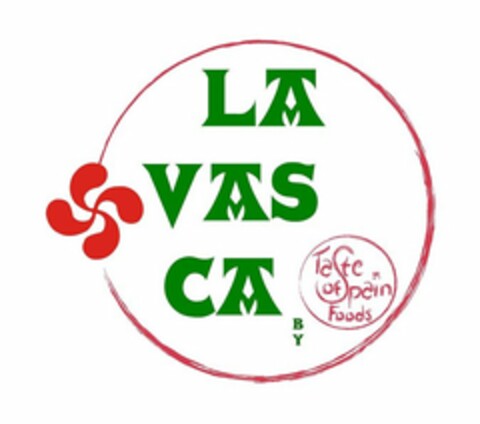 LA VAS CA BY TASTE OF SPAIN FOODS Logo (USPTO, 07/10/2018)