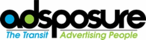 ADSPOSURE THE TRANSIT ADVERTISING PEOPLE Logo (USPTO, 31.10.2018)