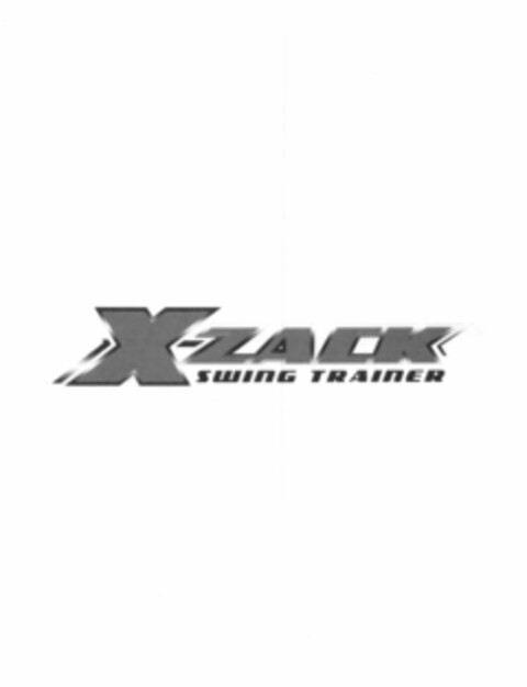 X-ZACK SWING TRAINER Logo (USPTO, 15.05.2019)