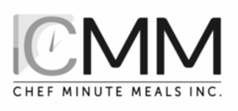 CMM CHEF MINUTE MEALS INC. Logo (USPTO, 05/17/2019)