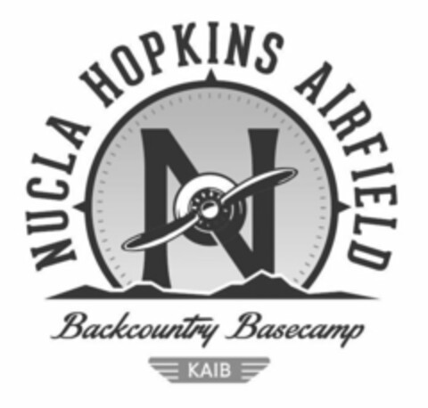 NUCLA HOPKINS AIRFIELD N BACKCOUNTRY BASECAMP KAIB Logo (USPTO, 12.06.2019)