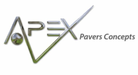 APEX PAVERS CONCEPTS Logo (USPTO, 12/07/2019)