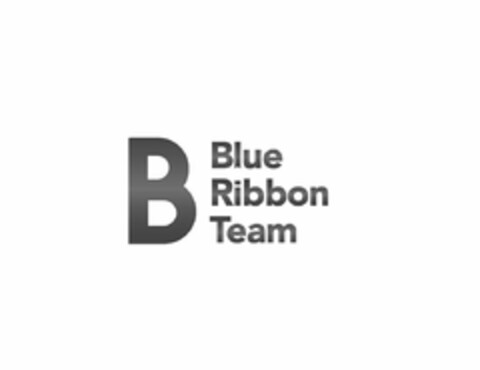 B BLUE RIBBON TEAM Logo (USPTO, 16.12.2019)