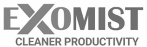 EXOMIST CLEANER PRODUCTIVITY Logo (USPTO, 29.07.2020)