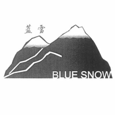 BLUE SNOW Logo (USPTO, 03.06.2009)