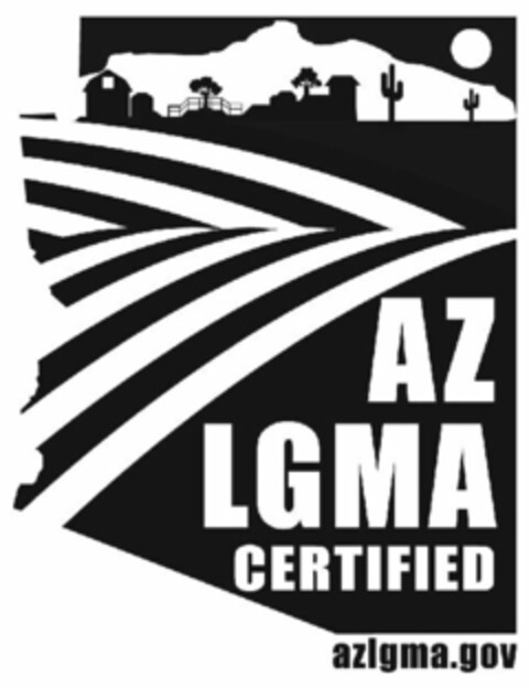 AZ LGMA CERTIFIED AZLGMA.GOV Logo (USPTO, 16.06.2009)