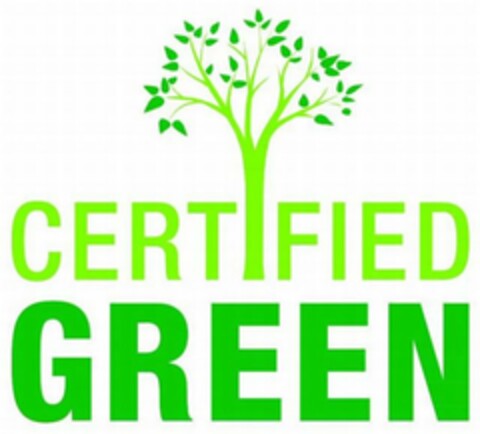 CERTIFIED GREEN Logo (USPTO, 18.12.2009)