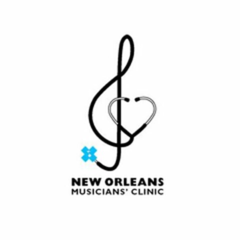 NEW ORLEANS MUSICIANS' CLINIC Logo (USPTO, 21.12.2009)