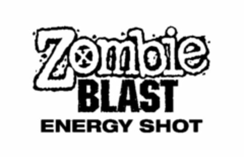 ZOMBIE BLAST ENERGY SHOT X Logo (USPTO, 04/05/2010)