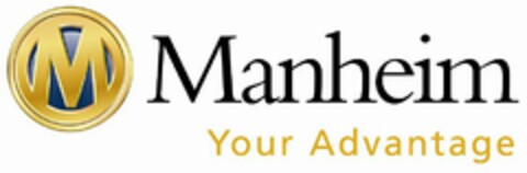 M MANHEIM YOUR ADVANTAGE Logo (USPTO, 31.08.2010)