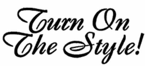 TURN ON THE STYLE! Logo (USPTO, 09/17/2010)