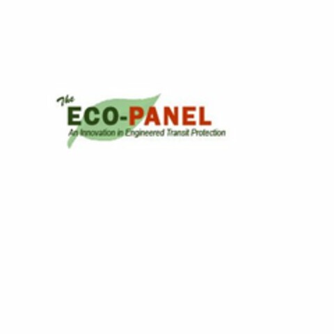 THE ECO-PANEL AN INNOVATION IN ENGINEERED TRANSIT PROTECTION Logo (USPTO, 12.11.2010)