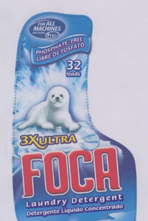 FOCA 3XULTRA Logo (USPTO, 04/05/2011)