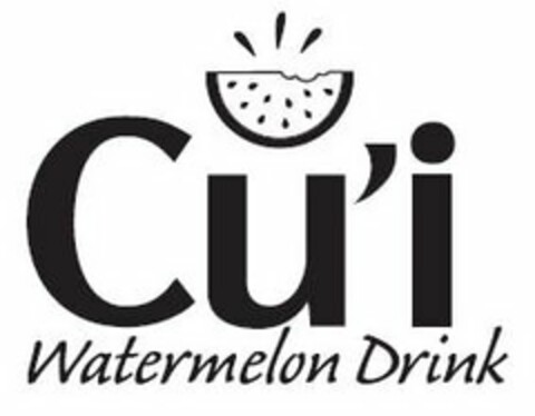 CU'I WATERMELON DRINK Logo (USPTO, 06/24/2011)