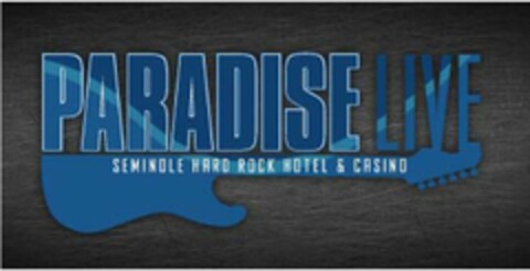 PARADISE LIVE SEMINOLE HARD ROCK HOTEL & CASINO Logo (USPTO, 27.09.2011)