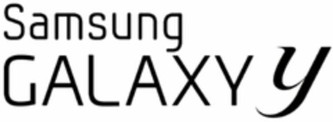 SAMSUNG GALAXY Y Logo (USPTO, 13.10.2011)