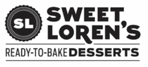 SL SWEET LOREN'S READY-TO-BAKE DESSERTS Logo (USPTO, 03/31/2012)