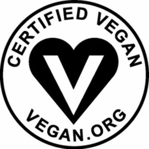 V CERTIFIED VEGAN AND VEGAN.ORG Logo (USPTO, 04/11/2012)