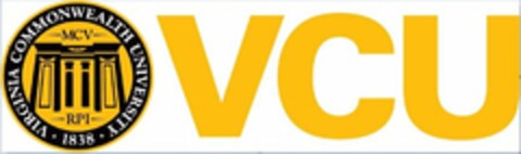 VIRGINIA COMMONWEALTH UNIVERSITY 1838 -MCV- -RPI- VCU Logo (USPTO, 08/24/2012)